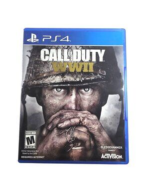 Call Of Duty WWII PS4 Game Complete Includes Case & Disc
